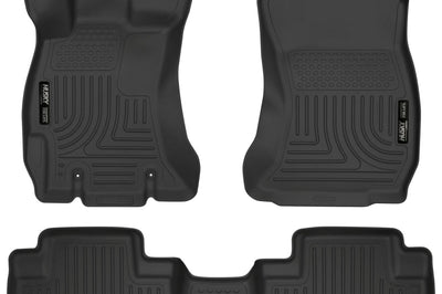 Husky Liners 14 Subaru Forester Weatherbeater Black Front & 2nd Seat Floor - Mats
