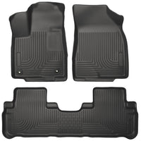 Husky Liners 14 Toyota Highlander Weatherbeater Black Front & 2nd Seat Floor - Mats