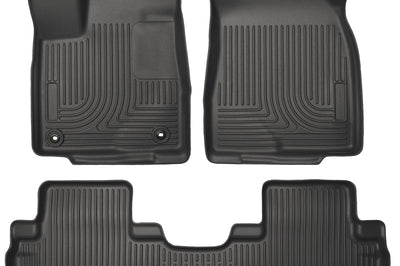 Husky Liners 14 Toyota Highlander Weatherbeater Black Front & 2nd Seat Floor - Mats
