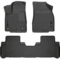 Husky Liners 14 Toyota Highlander Weatherbeater Black Front & 2nd Seat Floor - Mats