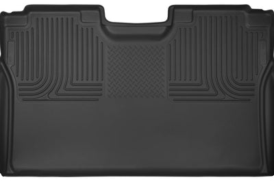 Husky Liners 15-17 Ford F-150 SuperCrew X-Act Contour Black 2nd Seat Floor (Full Coverage) - Mats