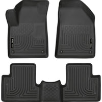 Husky Liners 15-22 Jeep Cherokee WeatherBeater Combo Black Floor - Mats