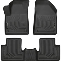 Husky Liners 15-22 Jeep Cherokee WeatherBeater Combo Black Floor - Mats