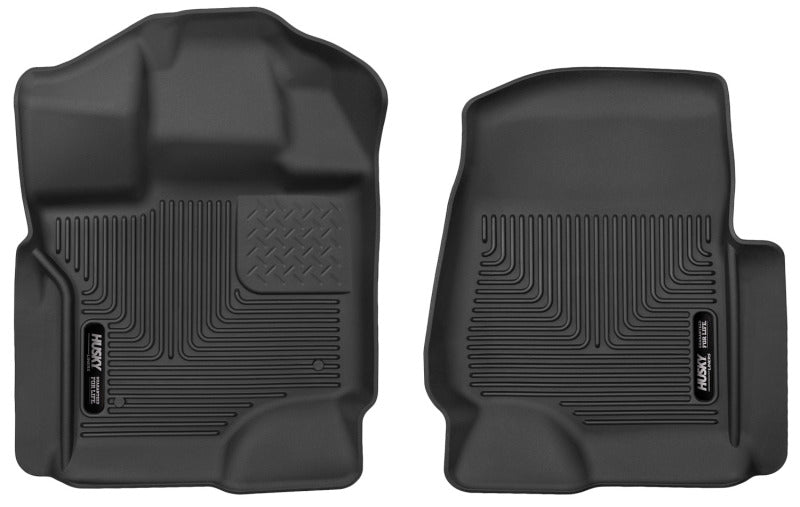 Husky Liners 15-23 Ford F-150 S.Crew/S.Cab X-Act Contour Black Front Seat Floor - Mats