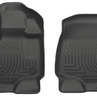 Husky Liners 15-23 Ford F-150 Super/Super Crew Cab WeatherBeater Black Front Floor - Mats