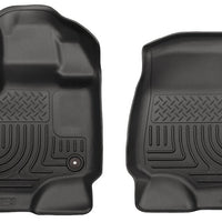 Husky Liners 15-23 Ford F-150 Super/Super Crew Cab WeatherBeater Black Front Floor - Mats