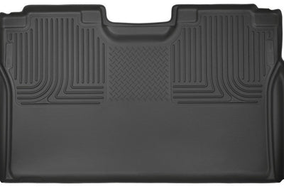 Husky Liners 15-23 Ford F-150 SuperCrew Cab WeatherBeater Black 2nd Seat Floor Liner - Mats