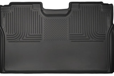 Husky Liners 15-23 Ford F-150 SuperCrew Cab WeatherBeater Black 2nd Seat Floor Liner - Mats