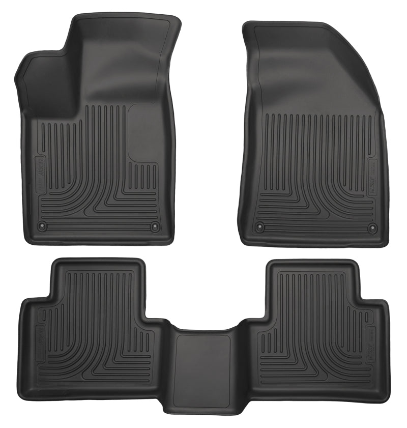 Husky Liners 15 Chrysler 200 Weatherbeater Black Front and Second Seat Floor - Mats