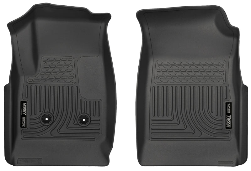 Husky Liners 15 Colorado Crew Cab/Ext Cab WeatherBeater Black Front Floor Liner - Mats