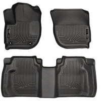 Husky Liners 15 Honda Fit Weatherbeater Black Front and Second Seat Floor - Mats