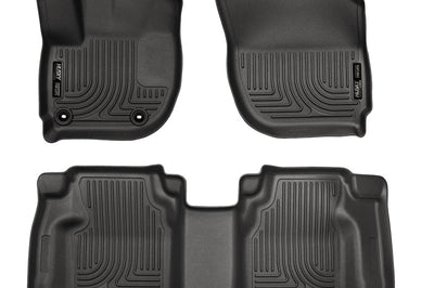 Husky Liners 15 Honda Fit Weatherbeater Black Front and Second Seat Floor - Mats