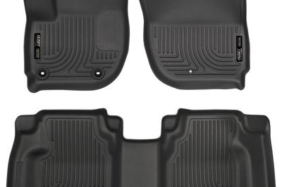 Husky Liners 15 Honda Fit Weatherbeater Black Front and Second Seat Floor - Mats