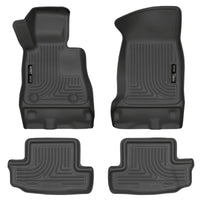 Husky Liners 16-17 Chevy Camaro WeatherBeater Front and Second Row Black Floor - Mats