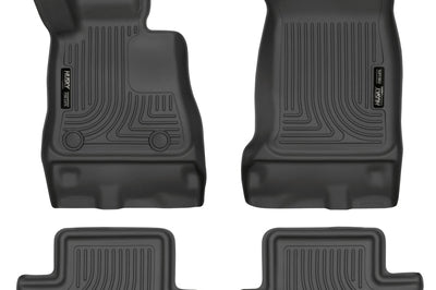 Husky Liners 16-17 Chevy Camaro WeatherBeater Front and Second Row Black Floor - Mats