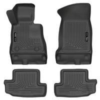 Husky Liners 16-17 Chevy Camaro WeatherBeater Front and Second Row Black Floor - Mats