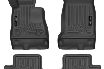 Husky Liners 16-17 Chevy Camaro WeatherBeater Front and Second Row Black Floor - Mats