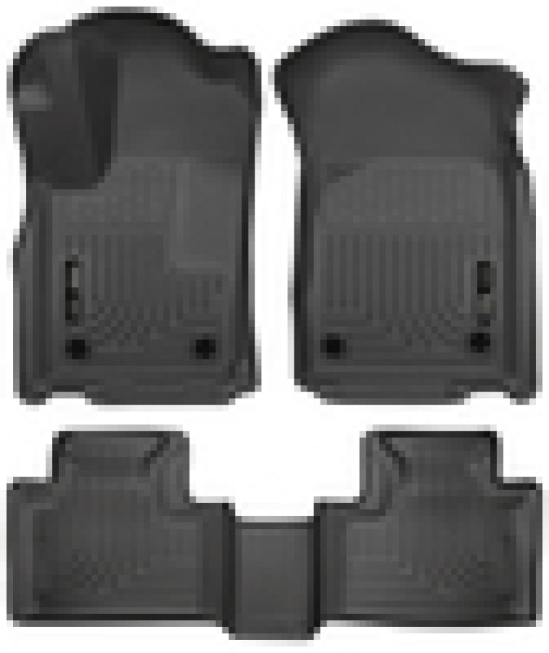 Husky Liners 16-22 Dodge Durango Weatherbeater Black Front & 2nd Seat Floor - Mats