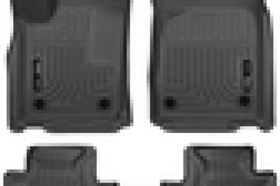 Husky Liners 16-22 Dodge Durango Weatherbeater Black Front & 2nd Seat Floor - Mats