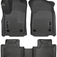 Husky Liners 16-22 Dodge Durango Weatherbeater Black Front & 2nd Seat Floor - Mats