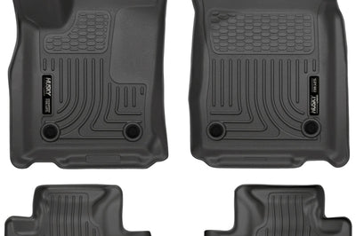 Husky Liners 16-22 Dodge Durango Weatherbeater Black Front & 2nd Seat Floor - Mats