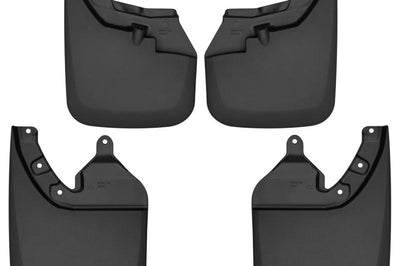 Husky Liners 16-22 Toyota Tacoma w/ OE Fender Flares Front and Rear Mud Guards - Black - Body Armor & Protection