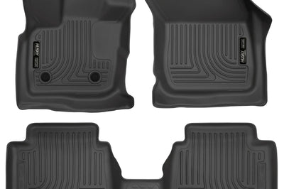 Husky Liners 17 Ford Fusion / Lincoln MKZ Black Front and 2nd Row Floor - Mats