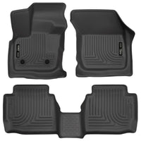 Husky Liners 17 Ford Fusion / Lincoln MKZ Black Front and 2nd Row Floor - Mats