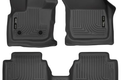 Husky Liners 17 Ford Fusion / Lincoln MKZ Black Front and 2nd Row Floor - Mats