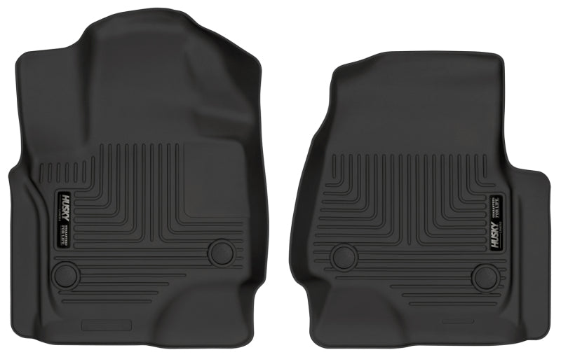 Husky Liners 18-22 Ford Expedition WeatherBeater Black Front Floor - Mats