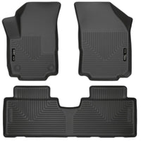 Husky Liners 18-23 Chevrolet Equinox Weatherbeater Black Front & 2nd Seat Floor - Mats