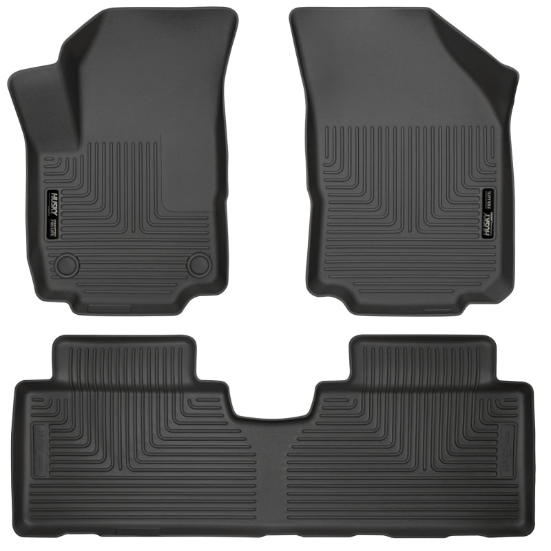 Husky Liners 18-23 Chevrolet Equinox Weatherbeater Black Front & 2nd Seat Floor - Mats