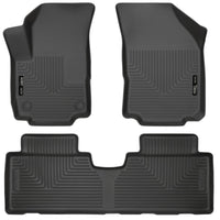 Husky Liners 18-23 Chevrolet Equinox Weatherbeater Black Front & 2nd Seat Floor - Mats