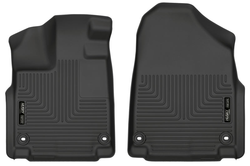 Husky Liners 18-23 Honda Odyssey WeatherBeater Black Front Floor - Mats
