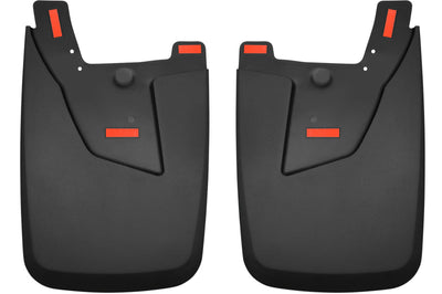 Husky Liners 19-22 Dodge RAM 2500/3500 w/ OEM Fender Flares Custom-Molded Rear Mud Guards - Body Armor & Protection