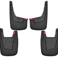 Husky Liners 19-22 RAM 1500 w/o OEM Fender Flares Custom-Molded Front & Rear Mud Guards - Body Armor Protection