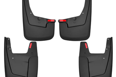 Husky Liners 19-22 RAM 1500 w/o OEM Fender Flares Custom-Molded Front & Rear Mud Guards - Body Armor Protection