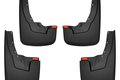 Husky Liners 19-22 RAM 1500 w/ OEM Fender Flares Custom-Molded Front & Rear Mud Guards - Body Armor Protection