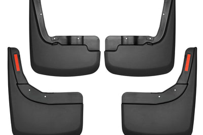 Husky Liners 19-23 Chevrolet Silverado 1500 (Excl. ZR2/TBoss) Front and Rear Mud Guards - Black - Body Armor &