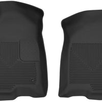 Husky Liners 19-23 Chevy Silverado 1500 Crew Cab/Double Cab X-Act Contour Front Black Floor - Mats