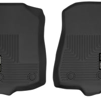 Husky Liners 19-24 Jeep Wrangler JL/JLU X-Act Contour Black Front Floor - Mats