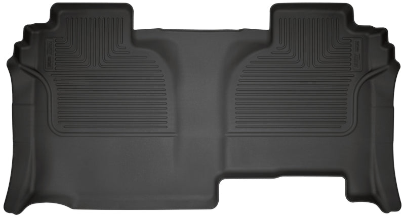 Husky Liners 20-24 Chevrolet Silverado 2500/3500HD DC WeatherBeater 2nd Seat Black Floor - Mats