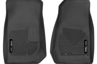 Husky Liners 2007-2014 Jeep Wrangler (2Dr/4Dr Unlimited) X-Act Contour Black Front Floor - Mats