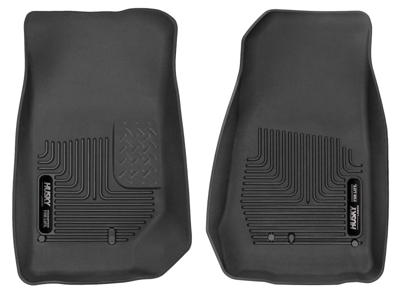 Husky Liners 2007-2014 Jeep Wrangler (2Dr/4Dr Unlimited) X-Act Contour Black Front Floor - Mats