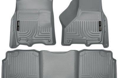 Husky Liners 2012 Dodge Ram 1500/2500/3500 Crew Cab WeatherBeater Combo Gray Floor - Mats