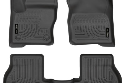 Husky Liners 2012 Ford Focus (4DR/5DR) WeatherBeater Combo Black Floor - Mats