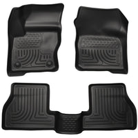 Husky Liners 2012 Ford Focus (4DR/5DR) WeatherBeater Combo Black Floor - Mats