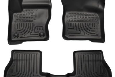 Husky Liners 2012 Ford Focus (4DR/5DR) WeatherBeater Combo Black Floor - Mats