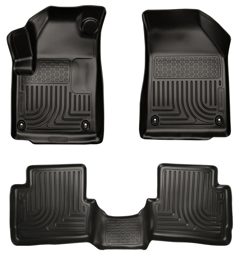 Husky Liners 2013 Dodge Dart WeatherBeater Black Front & 2nd Seat Floor - Mats
