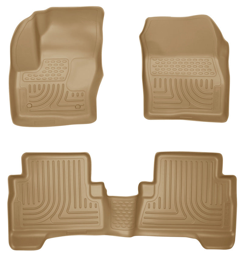 Husky Liners 2013 Ford Escape WeatherBeater Combo Tan Floor - Mats